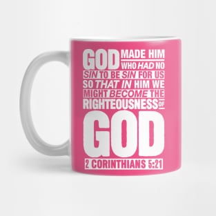 2 Corinthians 5:21 Righteousness Mug